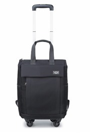 Сумка-рюкзак на колесах PICANO черная, 22 дюйма, 600х400х230 мм, 2.5 кг, сумка дорожная / сумка на колесах / сумка вещевая / туристическая сумка