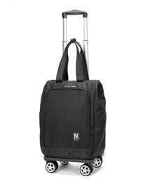 Сумка-рюкзак на колесах PICANO черная, 22 дюйма, 550x330x220 мм, 2.2 кг, сумка дорожная / сумка на колесах / сумка вещевая / туристическая сумка